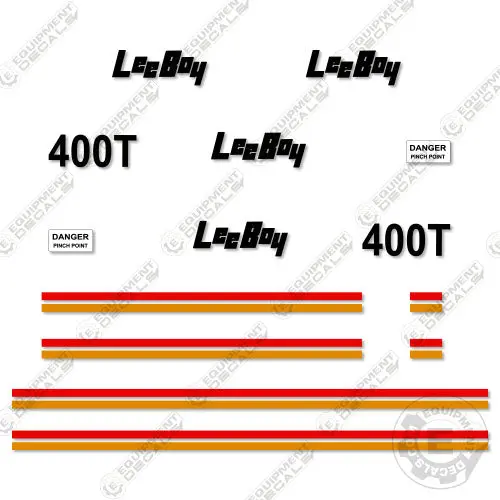 Fits Leeboy 400T Decal Kit Roller 1