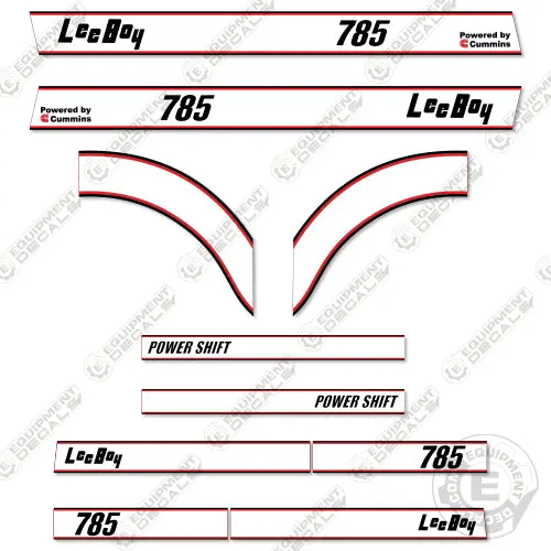 Fits Leeboy 785 Decal Kit Motor Grader - Scraper 1