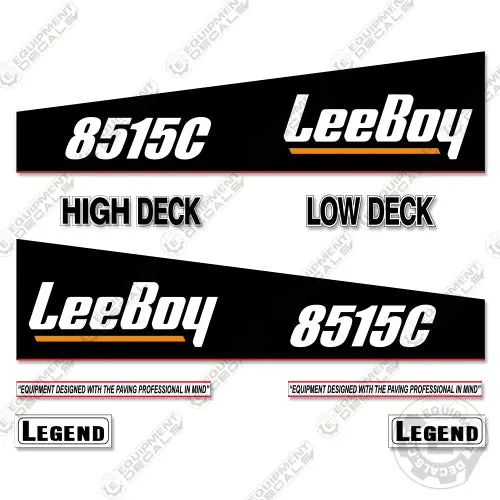Fits Leeboy 8515C Decal Kit Asphalt Paver 1