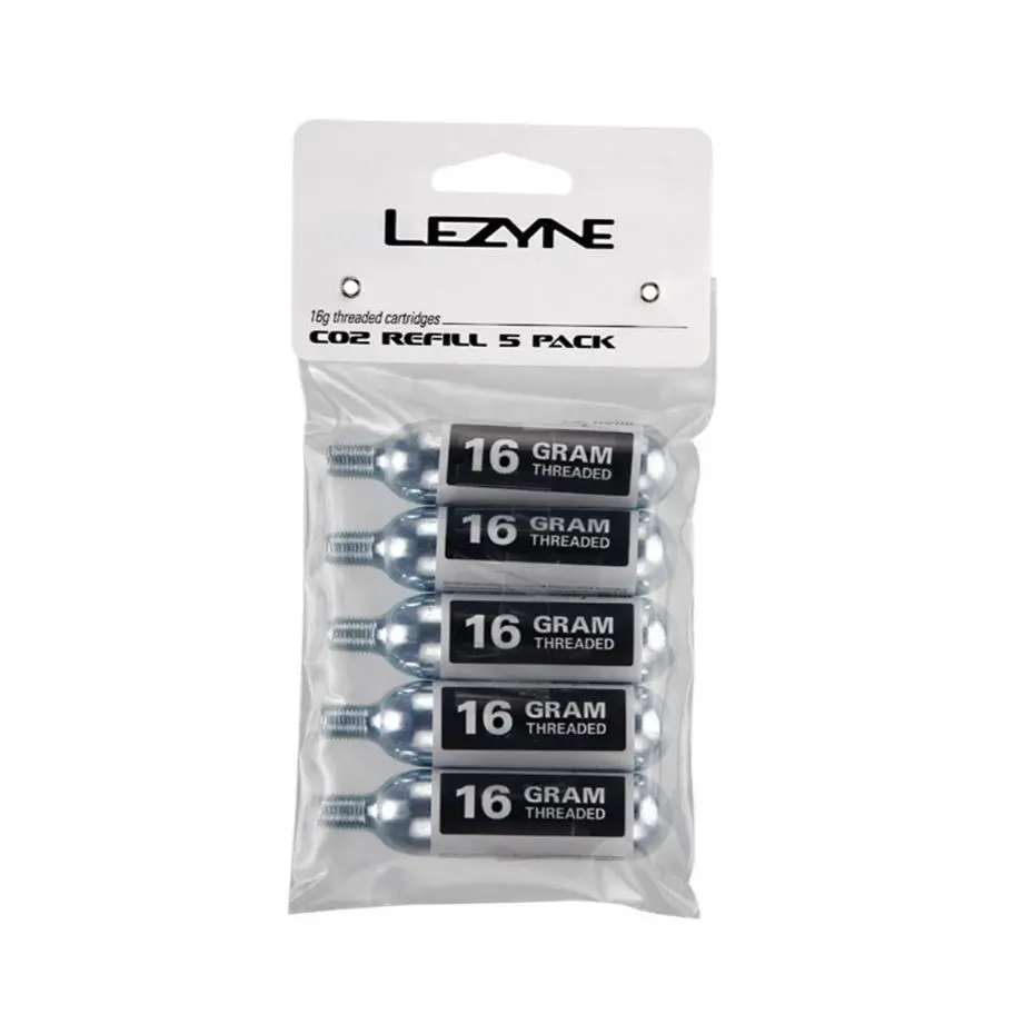 Lezyne 16G Co2 Cartridge (5 Pack) 1