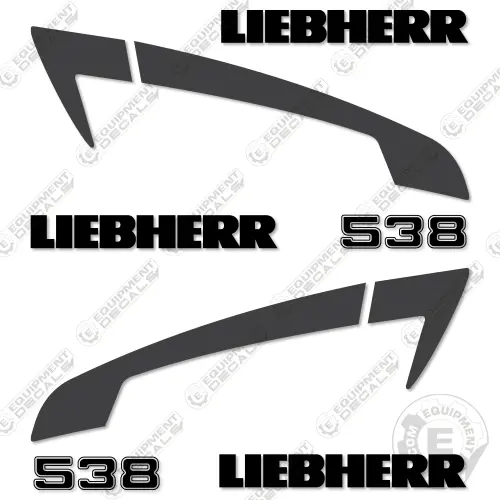 Fits Liebherr 538 Decal Kit Wheel Loader 1