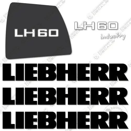 Fits Liebherr Lh60 Decal Kit Material Handler 1