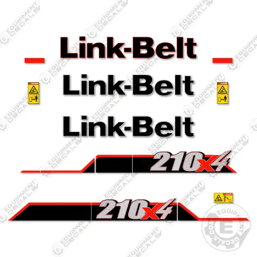 Fits Link-Belt 210X4 Decal Kit Excavator 1