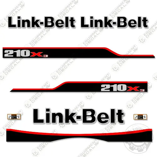 Fits Link-Belt 210X3 Decal Kit Excavator 1