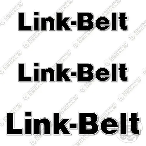 Fits Link-Belt 330Lx Boom And Counterweight Decal Kit Excavator 1