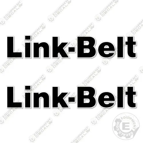 Fits Link-Belt Boom Logo Decal Kit Excavator (40" Long) 1