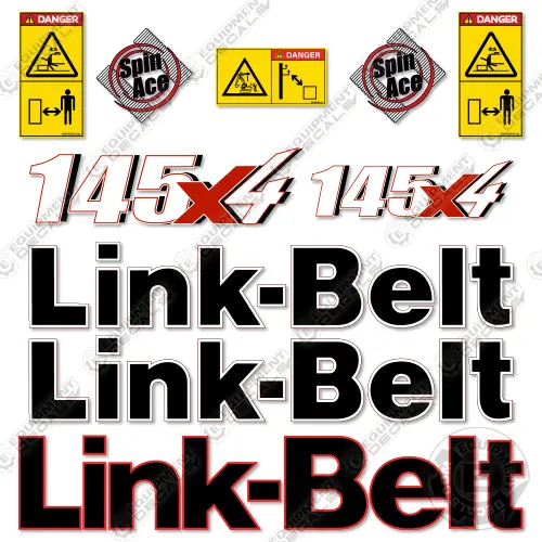 Fits Link-Belt 145X4 Decal Kit Excavator 1