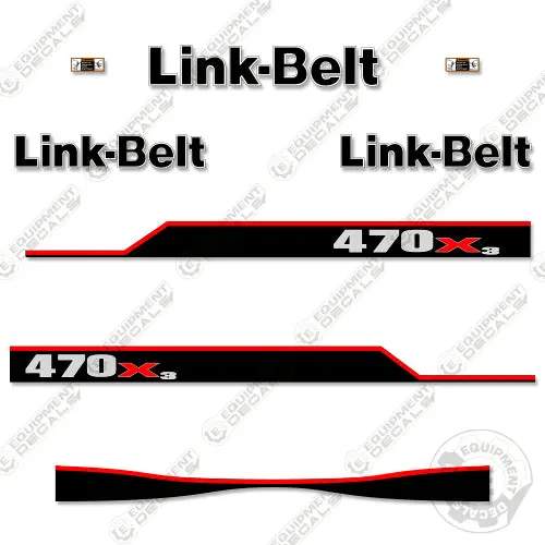Fits Link-Belt 470X3 Decal Kit Excavator 1