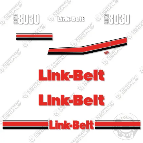 Fits Link-Belt Rtc 8030 Decal Kit Crane 1