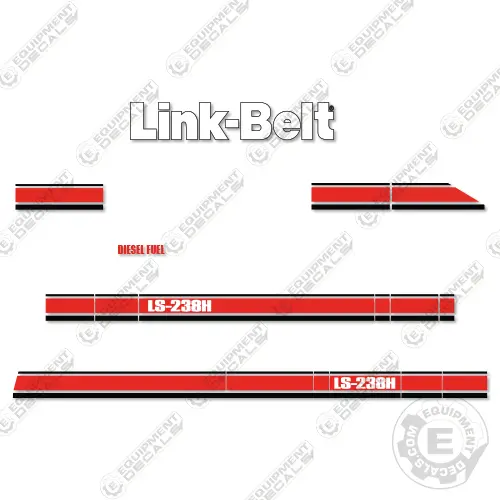 Fits Link-Belt Ls238h Decal Kit Crane 1