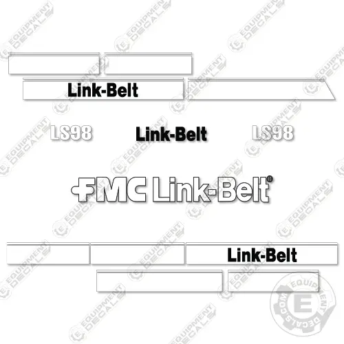 Fits Link-Belt Ls98 Decal Kit Crane 1