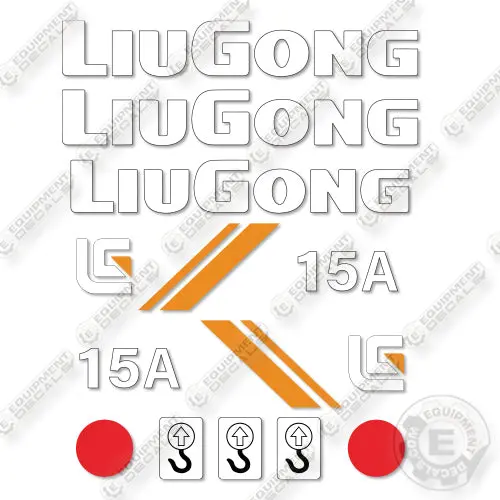 Liugong 15A Decal Kit Forklift- Aftermarket Kit 1