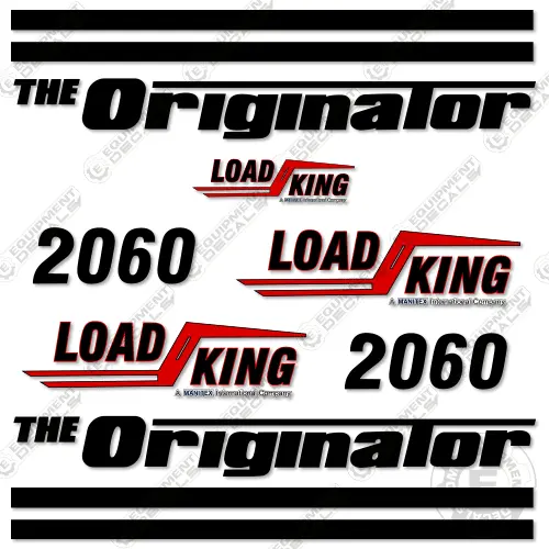 Fits Load King 2060 Belly Dump Trailer Decal Kit 1
