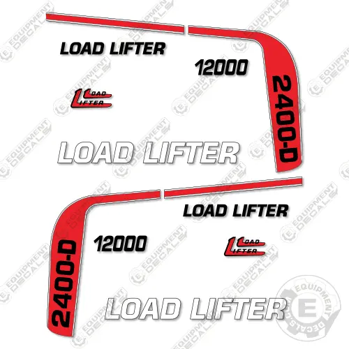 Fits Load-Lifter 2400D Decal Kit Rough Terrain Forklift 1