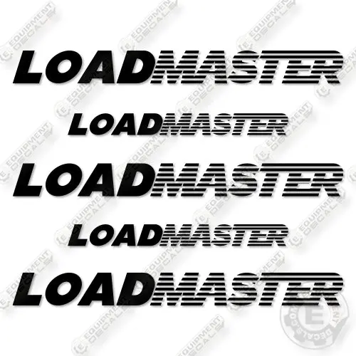 Fits Loadmaster Logo Decal Kit Garbage Truck 1