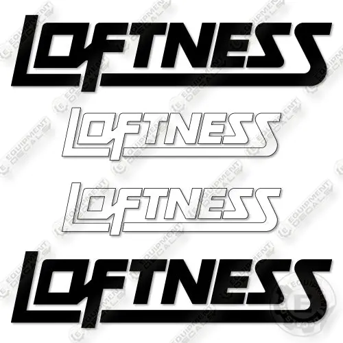 Fits Loftness Logo Decal Kit 1