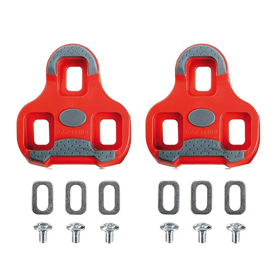 Look Keo Grip Cleats - 9 Degree Float (Red) 1