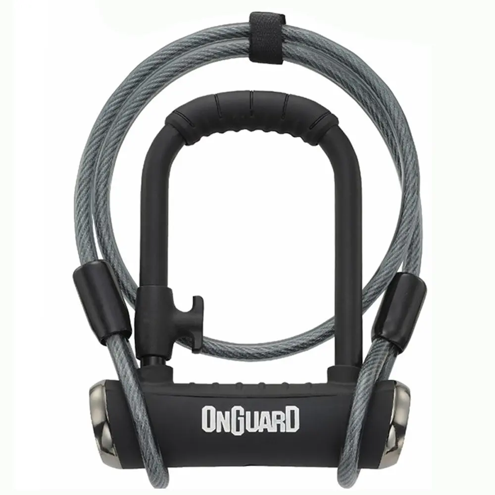 Onguard Pitbull Dt 8008X 9X14cm 14Mm Key U Lock With Cable 1