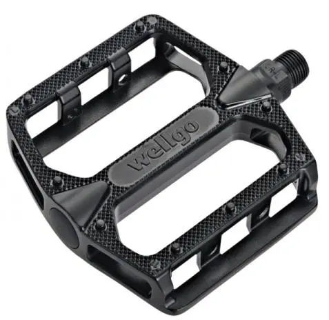 Kwt Wellgo Alloy Mtb 9/16" Flat Pedals W/Reflectors 1