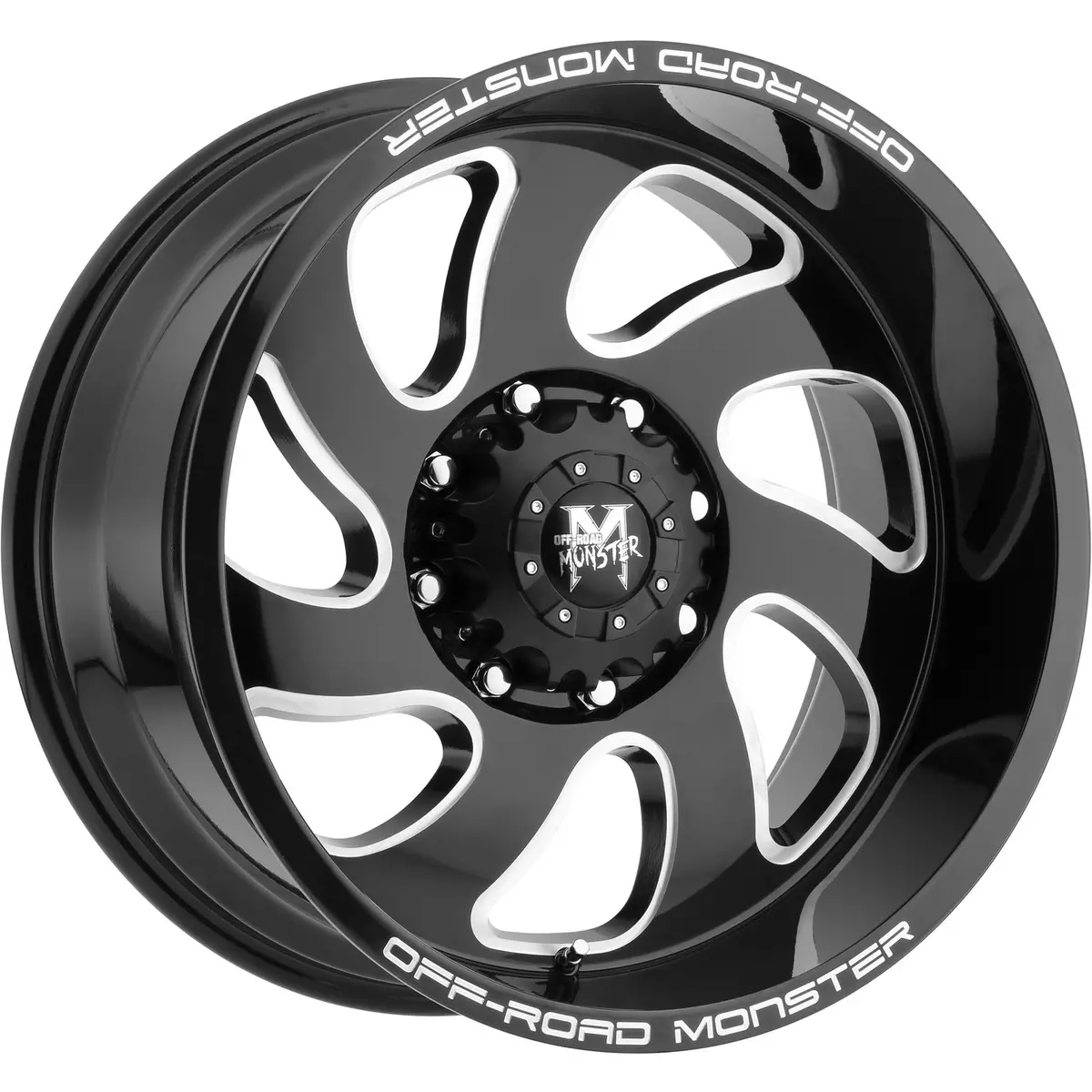 Off-Road Monster Wheels M07 Black Milled 1