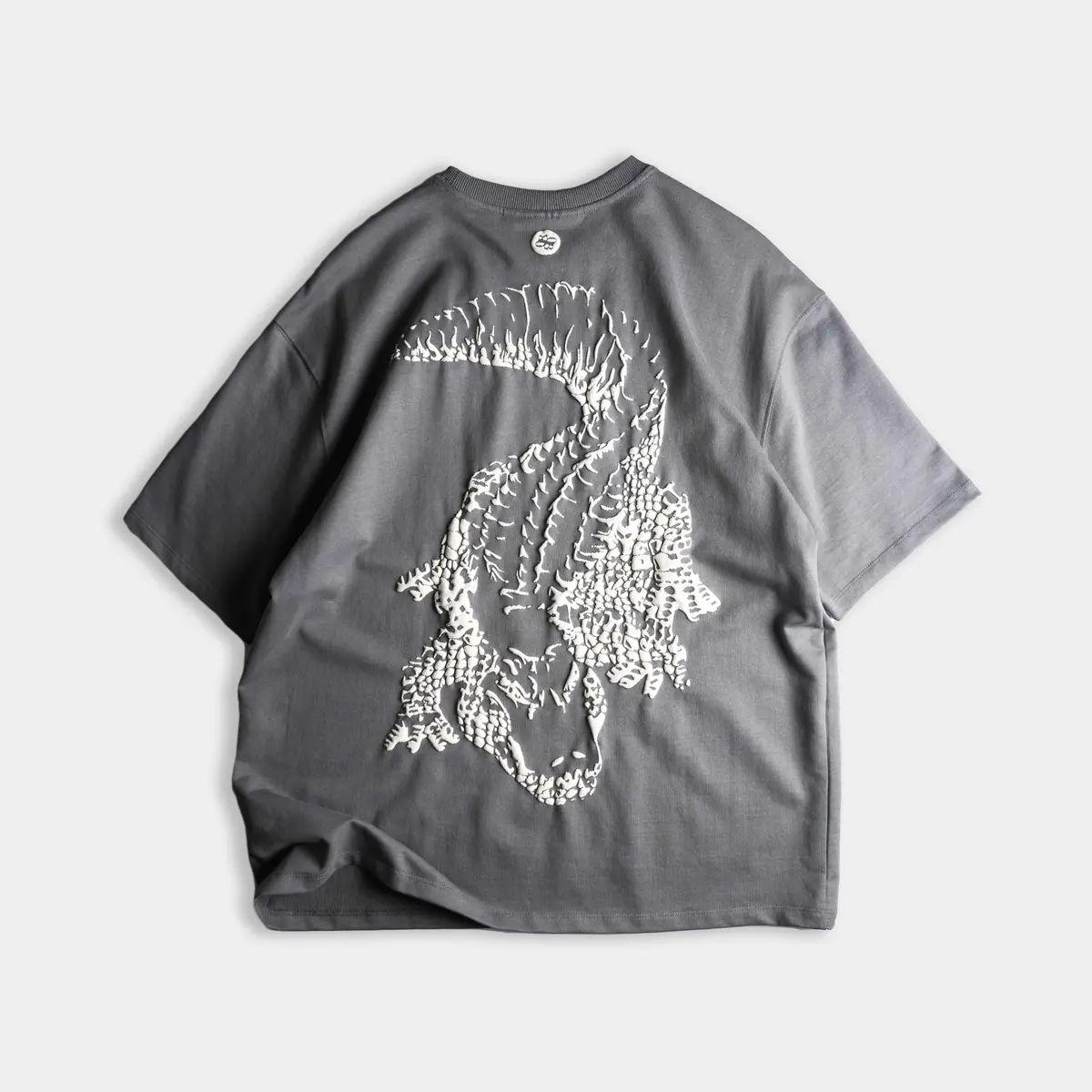 Grey Crocodile T-Shirt 3