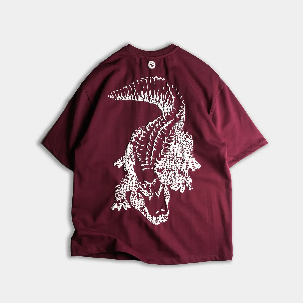 Burgundy Crocodile T-Shirt 4