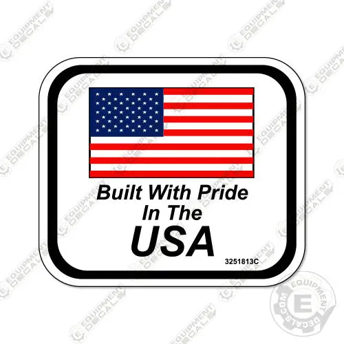 "Made In The U.S.A." Decal 3" 1