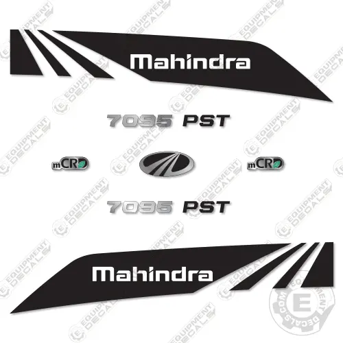 Fits Mahindra 7095 Decal Kit Tractor 1
