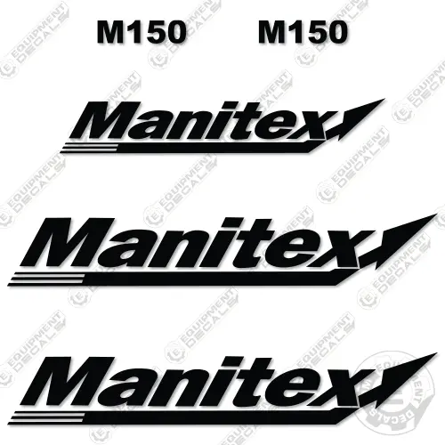 Fits Manitex M150 Decal Kit Crane Truck 1