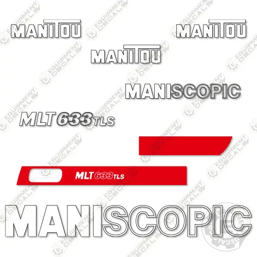 Fits Manitou Mlt 633 Tls Decal Kit Telescopic Forklift 1