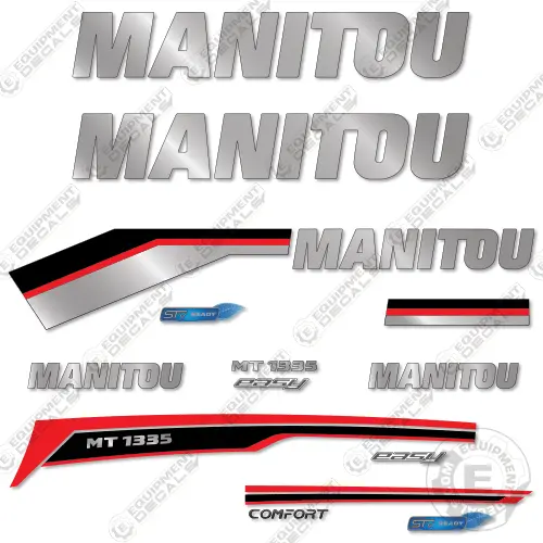 Fits Manitou Mt1335 Decal Kit Telescopic Forklift 1