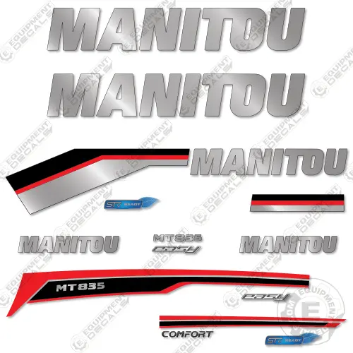 Fits Manitou Mt835 Decal Kit Telescopic Forklift 1