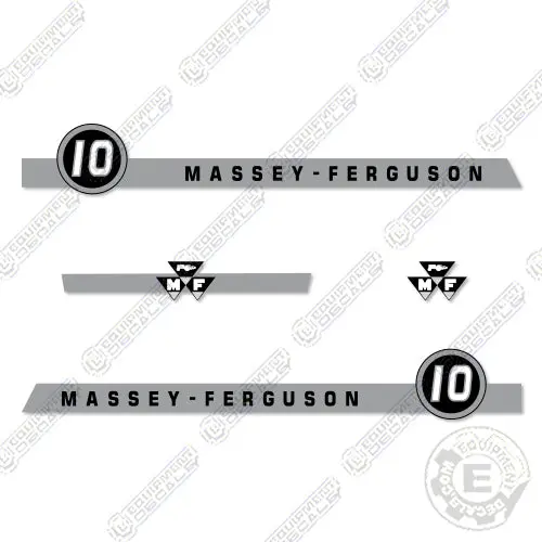 Fits Massey Ferguson 10 Tractor Decal Kit 1