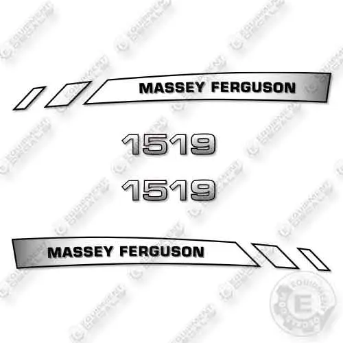 Fits Massey Ferguson 1519 Tractor Decal Kit 1