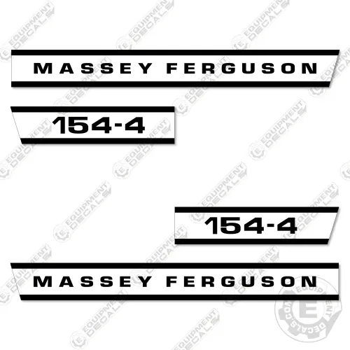 Fits Massey Ferguson 154-4 Decal Kit Tractor 1