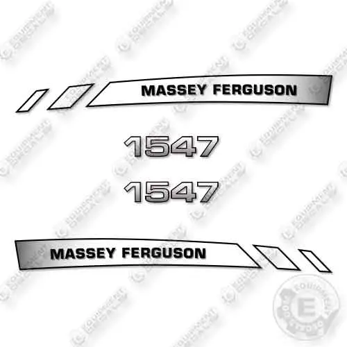 Fits Massey Ferguson 1547 Tractor Decal Kit 1