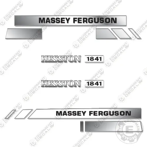 Fits Massey Ferguson 1841 Decal Kit Square Baler 1
