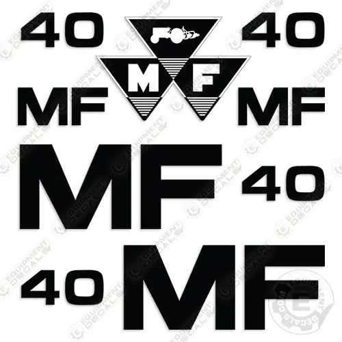Fits Massey Ferguson 40 Decal Kit Tractor 1