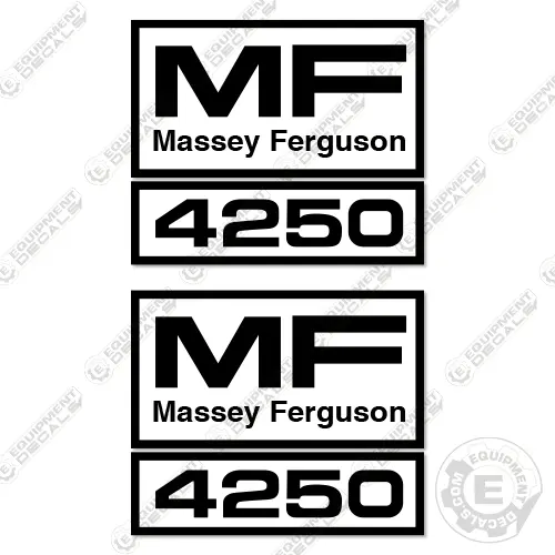 Fits Massey Ferguson 4250 Decal Kit Tiller 1