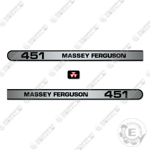 Fits Massey Ferguson 451 Decal Kit Tractor - With Cab 1