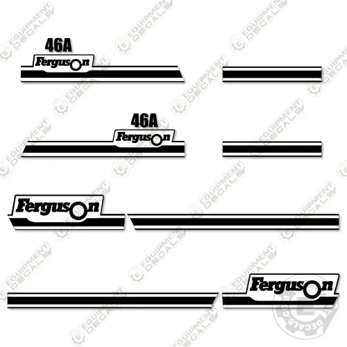 Fits Massey Ferguson 46A Decal Kit Roller 1