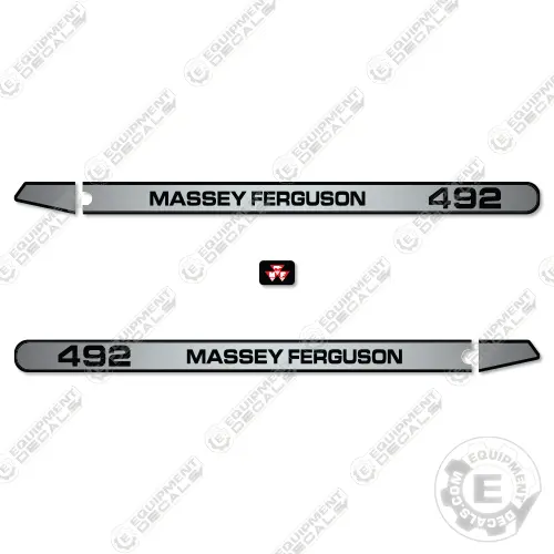 Fits Massey Ferguson 492 Tractor Decal Kit - No Cab 1