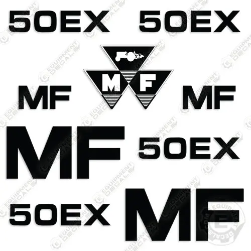 Fits Massey Ferguson 50Ex Decal Kit Tractor 1