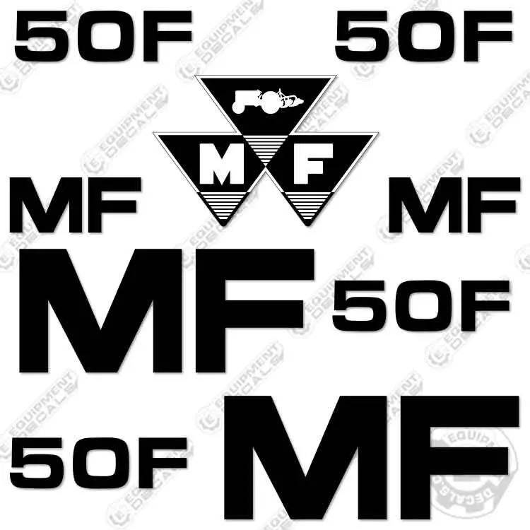 Fits Massey Ferguson 50F Decal Kit Tractor 1