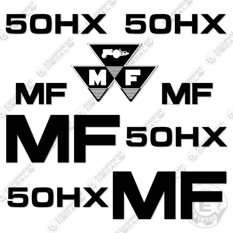 Fits Massey Ferguson 50Hx Decal Kit Tractor 1