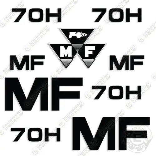 Fits Massey Ferguson 70H Decal Kit Tractor 1