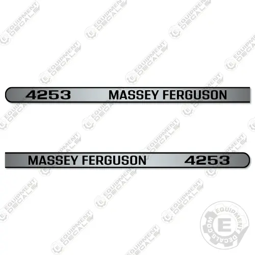 Fits Massey Ferguson 4253 Decal Kit Tractor Hood 1