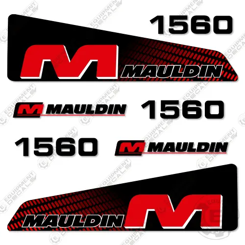 Fits Mauldin 1560 Decal Kit Asphalt Paver 1