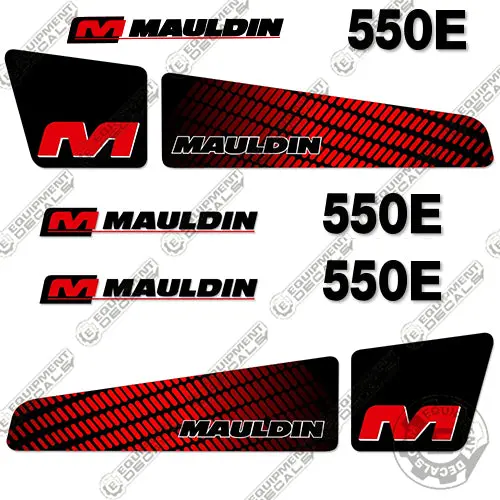 Fits Mauldin 550E Decal Kit Asphalt Paver 1