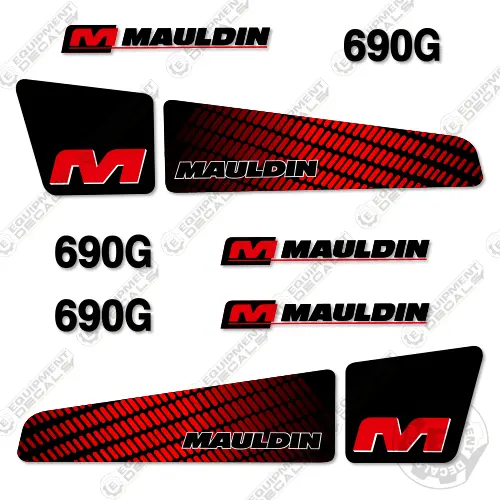 Fits Mauldin 690G Decal Kit Asphalt Paver 1